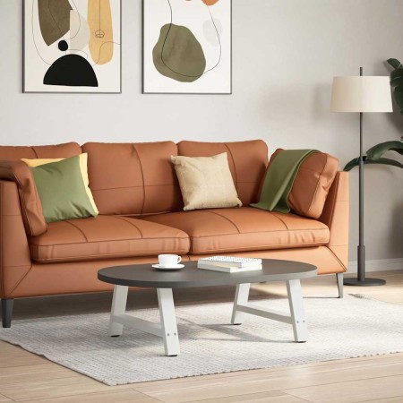 vidaXL Couchtischbeine A-Form 2 Stk. Weiß 70x(30-31) cm Stahl
