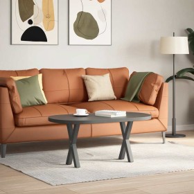 vidaXL Couchtischbeine X-Form 2 Stk. Anthrazit 28x(42-43) cm Stahl