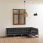 5-tlg. Garten-Lounge-Set mit Kissen Kiefer Massivholz 5-tlg. Garten-Lounge-Set mit Kissen Kiefer Massivholz