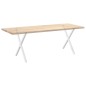 vidaXL Esstischbeine X-Form 2 Stk. Weiß 70x(72-73) cm Stahl vidaXL Esstischbeine X-Form 2 Stk. Weiß 70x(72-73) cm Stahl