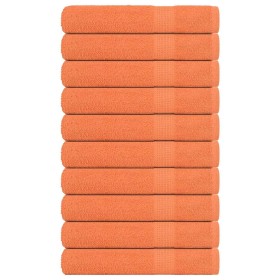 vidaXL Handtücher 10 Stk. Orange 100x200 cm 360 g/m² 100% Baumwolle