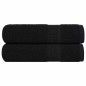 vidaXL Badetücher 2 Stk. Schwarz 100x150 cm 360 g/m² 100% Baumwolle vidaXL Badetücher 2 Stk. Schwarz 100x150 cm 360 g/m² 100% Baumwolle