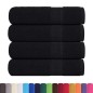 vidaXL Duschtücher 4 Stk. Schwarz 70x140 cm 360 g/m² 100% Baumwolle vidaXL Duschtücher 4 Stk. Schwarz 70x140 cm 360 g/m² 100% Baumwolle