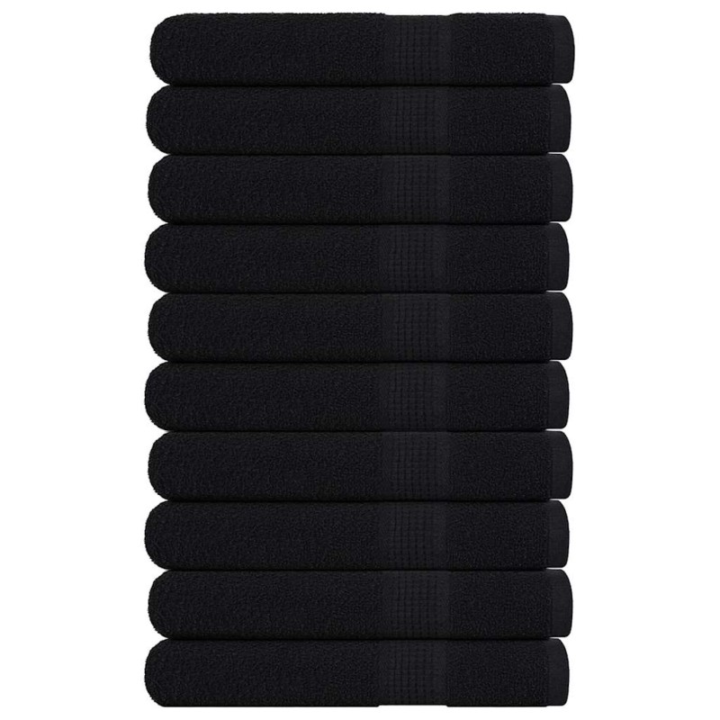 vidaXL Saunatücher 10 Stk. Schwarz 80x200 cm 360 g/m² 100% Baumwolle vidaXL Saunatücher 10 Stk. Schwarz 80x200 cm 360 g/m² 100% Baumwolle