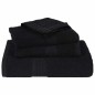 vidaXL Saunatücher 10 Stk. Schwarz 80x200 cm 360 g/m² 100% Baumwolle vidaXL Saunatücher 10 Stk. Schwarz 80x200 cm 360 g/m² 100% Baumwolle