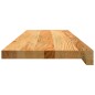 vidaXL Treppenstufen 20 Stk. Hellbraun 80x25x2 cm Massivholz Eiche vidaXL Treppenstufen 20 Stk. Hellbraun 80x25x2 cm Massivholz Eiche