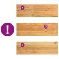vidaXL Treppenstufen 20 Stk. Hellbraun 80x25x2 cm Massivholz Eiche vidaXL Treppenstufen 20 Stk. Hellbraun 80x25x2 cm Massivholz Eiche
