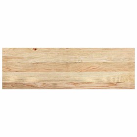 vidaXL Treppenstufen 2 Stk. Unbehandelt 80x25x2 cm Massivholz Eiche