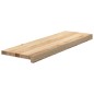 vidaXL Treppenstufen 2 Stk. Unbehandelt 80x25x2 cm Massivholz Eiche vidaXL Treppenstufen 2 Stk. Unbehandelt 80x25x2 cm Massivholz Eiche