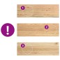 vidaXL Treppenstufen 2 Stk. Unbehandelt 80x25x2 cm Massivholz Eiche vidaXL Treppenstufen 2 Stk. Unbehandelt 80x25x2 cm Massivholz Eiche
