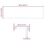 vidaXL Treppenstufen 2 Stk. Hellbraun 90x30x2 cm Massivholz Eiche vidaXL Treppenstufen 2 Stk. Hellbraun 90x30x2 cm Massivholz Eiche