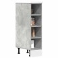 vidaXL Unterschrank Betongrau 20x44,5x81,5 cm Holzwerkstoff vidaXL Unterschrank Betongrau 20x44,5x81,5 cm Holzwerkstoff
