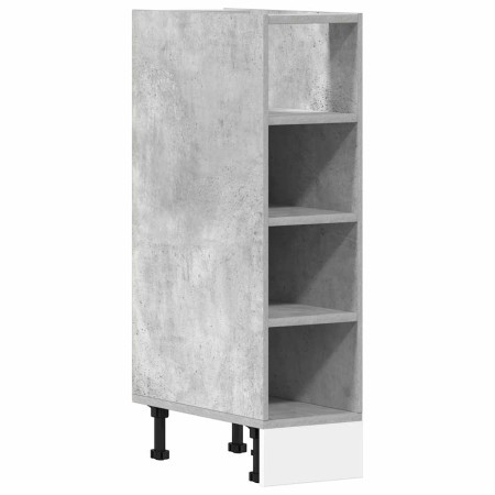 vidaXL Unterschrank Betongrau 20x44,5x81,5 cm Holzwerkstoff