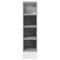 vidaXL Unterschrank Betongrau 20x44,5x81,5 cm Holzwerkstoff vidaXL Unterschrank Betongrau 20x44,5x81,5 cm Holzwerkstoff