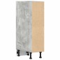 vidaXL Unterschrank Betongrau 20x44,5x81,5 cm Holzwerkstoff vidaXL Unterschrank Betongrau 20x44,5x81,5 cm Holzwerkstoff
