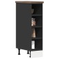 vidaXL Unterschrank Schwarz 20x44,5x81,5 cm Holzwerkstoff vidaXL Unterschrank Schwarz 20x44,5x81,5 cm Holzwerkstoff