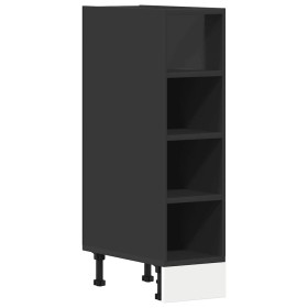 vidaXL Unterschrank Schwarz 20x44,5x81,5 cm Holzwerkstoff