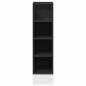 vidaXL Unterschrank Schwarz 20x44,5x81,5 cm Holzwerkstoff vidaXL Unterschrank Schwarz 20x44,5x81,5 cm Holzwerkstoff