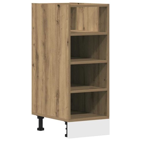vidaXL Unterschrank Artisan-Eiche 30x44,5x81,5 cm Holzwerkstoff
