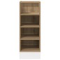 vidaXL Unterschrank Artisan-Eiche 30x44,5x81,5 cm Holzwerkstoff vidaXL Unterschrank Artisan-Eiche 30x44,5x81,5 cm Holzwerkstoff