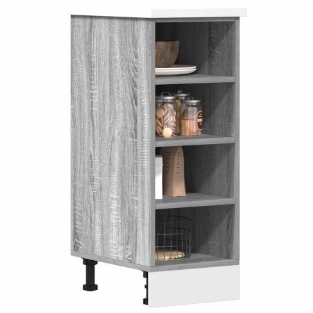 vidaXL Unterschrank Grau Sonoma 30x44,5x81,5 cm Holzwerkstoff