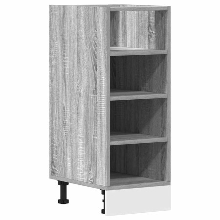vidaXL Unterschrank Grau Sonoma 30x44,5x81,5 cm Holzwerkstoff