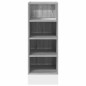 vidaXL Unterschrank Grau Sonoma 30x44,5x81,5 cm Holzwerkstoff vidaXL Unterschrank Grau Sonoma 30x44,5x81,5 cm Holzwerkstoff