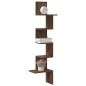 vidaXL Wand-Eckregal Braun Eichen-Optik 32x32x127,5 cm Holzwerkstoff vidaXL Wand-Eckregal Braun Eichen-Optik 32x32x127,5 cm Holzwerkstoff