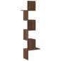 vidaXL Wand-Eckregal Braun Eichen-Optik 32x32x127,5 cm Holzwerkstoff vidaXL Wand-Eckregal Braun Eichen-Optik 32x32x127,5 cm Holzwerkstoff