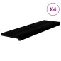 vidaXL Treppenstufen 4 Stk. Dunkelbraun 90x30x2 cm Massivholz Eiche vidaXL Treppenstufen 4 Stk. Dunkelbraun 90x30x2 cm Massivholz Eiche