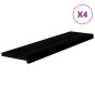 vidaXL Treppenstufen 4 Stk. Dunkelbraun 100x25x2 cm Massivholz Eiche vidaXL Treppenstufen 4 Stk. Dunkelbraun 100x25x2 cm Massivholz Eiche