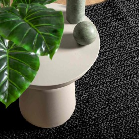 vidaXL Teppich ZIZUR Anthrazit 100x200cm Jute-Optik Indoor und Outdoor