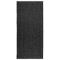 vidaXL Teppich ZIZUR Anthrazit 100x200cm Jute-Optik Indoor und Outdoor vidaXL Teppich ZIZUR Anthrazit 100x200cm Jute-Optik Indoor und Outdoor
