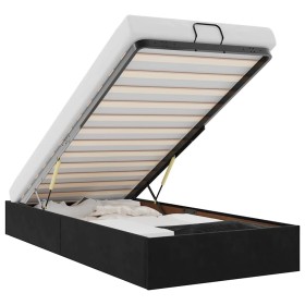 vidaXL Ottoman-Bett ohne Matratze Schwarz 80x200 cm Samt