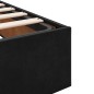 vidaXL Ottoman-Bett ohne Matratze Schwarz 80x200 cm Samt vidaXL Ottoman-Bett ohne Matratze Schwarz 80x200 cm Samt