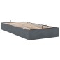 vidaXL Ottoman-Bett ohne Matratze Dunkelgrau 90x200 cm Samt vidaXL Ottoman-Bett ohne Matratze Dunkelgrau 90x200 cm Samt