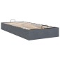vidaXL Ottoman-Bett ohne Matratze Dunkelgrau 90x200 cm Samt vidaXL Ottoman-Bett ohne Matratze Dunkelgrau 90x200 cm Samt
