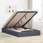 vidaXL Ottoman-Bett ohne Matratze Dunkelgrau 120x190 cm Samt vidaXL Ottoman-Bett ohne Matratze Dunkelgrau 120x190 cm Samt