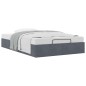 vidaXL Ottoman-Bett ohne Matratze Dunkelgrau 120x190 cm Samt vidaXL Ottoman-Bett ohne Matratze Dunkelgrau 120x190 cm Samt