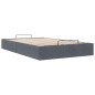vidaXL Ottoman-Bett ohne Matratze Dunkelgrau 120x190 cm Samt vidaXL Ottoman-Bett ohne Matratze Dunkelgrau 120x190 cm Samt