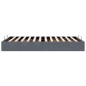 vidaXL Ottoman-Bett ohne Matratze Dunkelgrau 120x190 cm Samt vidaXL Ottoman-Bett ohne Matratze Dunkelgrau 120x190 cm Samt