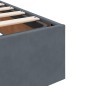 vidaXL Ottoman-Bett ohne Matratze Dunkelgrau 120x190 cm Samt vidaXL Ottoman-Bett ohne Matratze Dunkelgrau 120x190 cm Samt