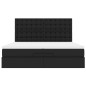 vidaXL Ottoman-Bett mit Matratzen Schwarz 200x200 cm Kunstleder vidaXL Ottoman-Bett mit Matratzen Schwarz 200x200 cm Kunstleder