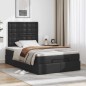 vidaXL Ottoman-Bett mit Matratze & LEDs Schwarz 120x190 cm Kunstleder vidaXL Ottoman-Bett mit Matratze & LEDs Schwarz 120x190 cm Kunstleder