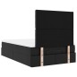 vidaXL Ottoman-Bett mit Matratze & LEDs Schwarz 120x190 cm Kunstleder vidaXL Ottoman-Bett mit Matratze & LEDs Schwarz 120x190 cm Kunstleder