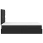 vidaXL Ottoman-Bett mit Matratze & LEDs Schwarz 120x190 cm Kunstleder vidaXL Ottoman-Bett mit Matratze & LEDs Schwarz 120x190 cm Kunstleder