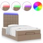 vidaXL Ottoman-Bett mit Matratze & LEDs 120x200cm Kunstleder vidaXL Ottoman-Bett mit Matratze & LEDs 120x200cm Kunstleder