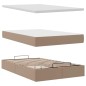 vidaXL Ottoman-Bett mit Matratze & LEDs 120x200cm Kunstleder vidaXL Ottoman-Bett mit Matratze & LEDs 120x200cm Kunstleder