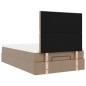 vidaXL Ottoman-Bett mit Matratze & LEDs 120x200cm Kunstleder vidaXL Ottoman-Bett mit Matratze & LEDs 120x200cm Kunstleder