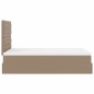 vidaXL Ottoman-Bett mit Matratze & LEDs 120x200cm Kunstleder vidaXL Ottoman-Bett mit Matratze & LEDs 120x200cm Kunstleder